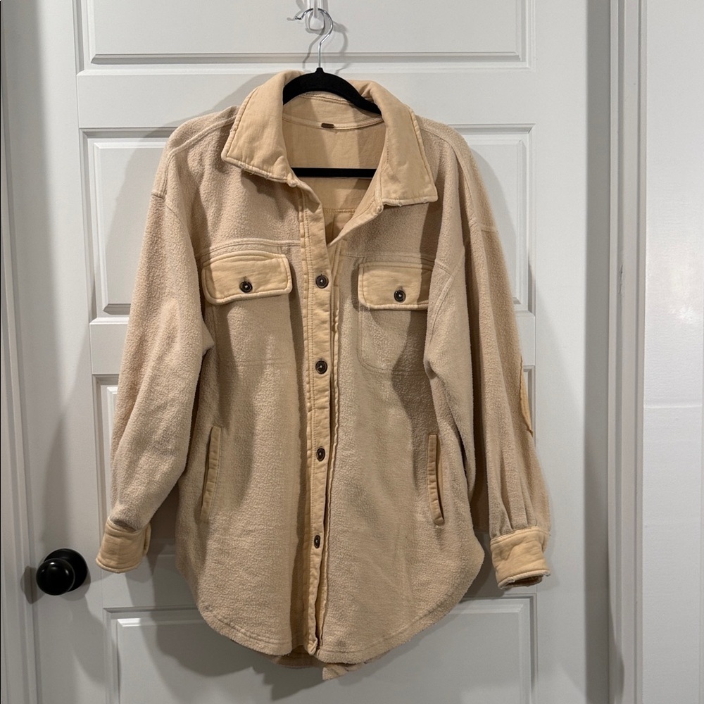 Free People Ruby Shacket Size Large - image 4